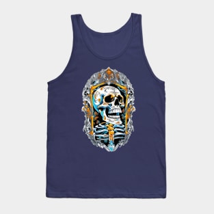 skull art design Tank Top